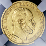 20 марок 1876 (Пруссия) (в слабе) А