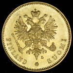 20 марок 1910 (Финляндия) L