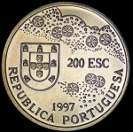 200 эскудо 1997 "400 лет со дня смерти Луиса Фройса" (Португалия)