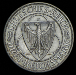 3 марки 1930 "Освобождение Рейнланда" (Германия) F