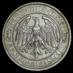 5 марок 1927 "Дуб" (Германия) А