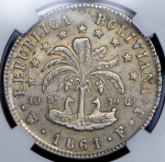 8 солей 1861 (Боливия) (в слабе)