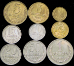 Годовой набор монет 1985 (СССР)