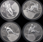 Комплект из 16-ти сер  монет 3 рубля "Олимпиада 2014 года в Сочи"