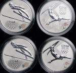 Комплект из 16-ти сер  монет 3 рубля "Олимпиада 2014 года в Сочи"