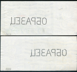 Комплект образцов 3 рубля 1924