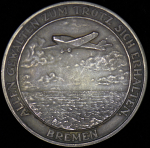 Медаль "В память первого перелета Европа-Америка" 1928