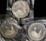 Набор из 3-х монет 3 рубля "Великая Отечественная Война" (в запайках)