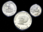 Набор из 3-х сер. монет 1976 "200-летие США" (США)