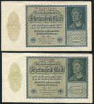 Набор из 4-х бон 10000 марок 1922 (Германия)