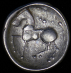 Подражание тетрадрахме Филиппа II Македонского (Восточные Кельты)