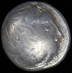 Подражание тетрадрахме Филиппа II Македонского (Восточные Кельты)