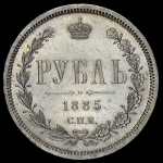 Рубль 1885 СПБ-АГ