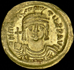 Солид. Маврикий Тиберий. Византия