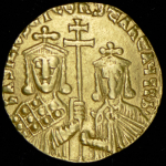 Солид. Василий I. Византия