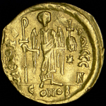 Солид. Юстиниан I. Византия