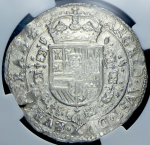 Талер 1679 (Испанские Нидерланды) (в слабе)