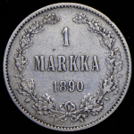 1 марка 1890 (Финляндия) L