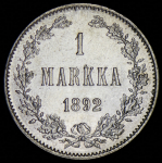 1 марка 1892 (Финляндия) L