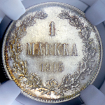 1 марка 1915 (Финляндия) (в слабе) S