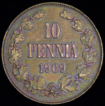 10 пенни 1909 (Финляндия)