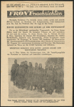 Агитационная листовка СССР "FRONTnachrichten" 1942