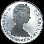 1 доллар 1985 "100 лет национальным паркам" (Канада)