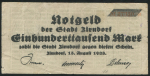 100000 марок 1923 (Цирндорф. Бавария)