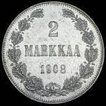 2 марки 1908 (Финляндия)