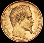 20 франков 1858 (Франция) A
