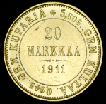 20 марок 1911 (Финляндия)