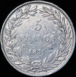 5 франков 1831 (Франция) B