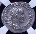 Антониниан. Филипп Араб. Рим империя (в слабе)