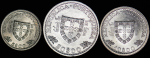Набор из 3-х монет эскудо 1960 (Португалия)