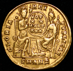 Солид  Констанций II  Византия