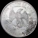 1 доллар 1874 (США) (надчеканы)