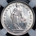1 франк 1966 (Швейцария) (в слабе) В