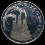 1000 лир 1984 "XXIII летние Олимпийские игры в Лос-Анджелесе" (Сан-Марино)