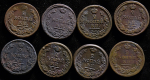 Набор из 16-ти монет 2 копейки (Александр I)