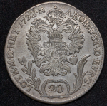 20 крейцеров 1792 (Австрия) B