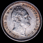 1 1/2 пенни 1834 (Великобритания)