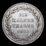 1/2 талера 1820 (Гессен-Кассель)