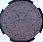 1 эре 1639 (Швеция) (в слабе)