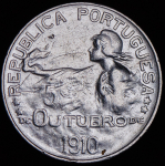 1 эскудо 1910 "Основание Республики" ( Португалия)