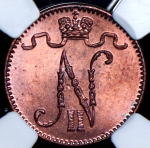 1 пенни 1914 (в слабе) (Финляндия)