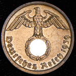 10 пфеннингов 1939 (Германия) А