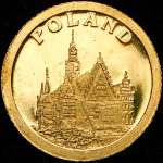 12 долларов 2008 "Польша" (Либерия)