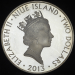 2 доллара 2013 "Дом королевы" (Ниуэ)