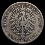 2 марки 1876 (Бавария) D