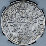 28 штюверов - гульден 1637-1657 (Ольденбург) (в слабе)